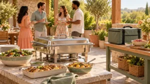 How to Keep an Outdoor Buffet Warm Without Electricity